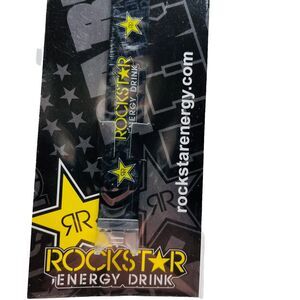 Rockstar Unisex Energy Drink Party Like a Rockstar Taglio Wristband Set Of 24